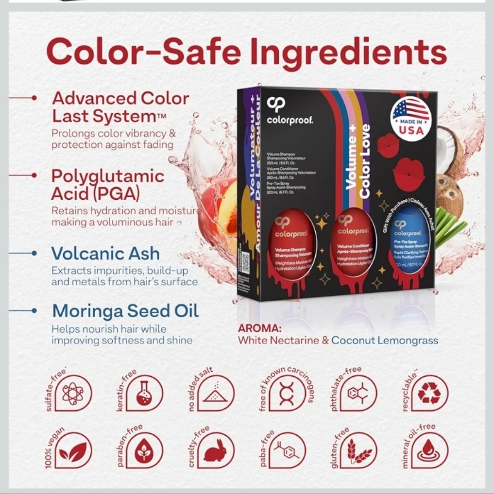 Color Proof Volume Shampoo & Conditioner Set - Picture 3 of 4